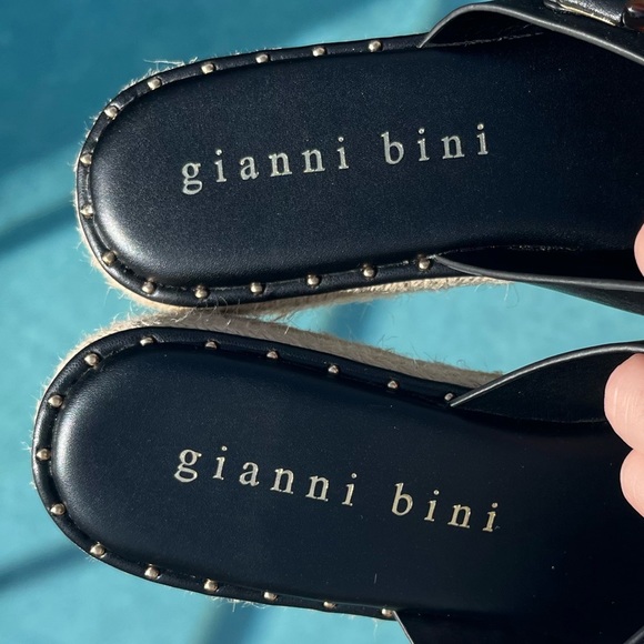 Gianni Bini Crossover Espadrille Slides | 9.5 - Picture 5 of 15